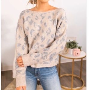 Leopard sweater